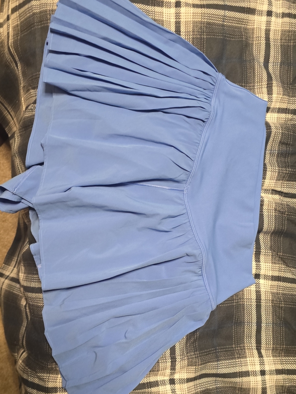 OFFLINE Pleated Light Blue Shorts
